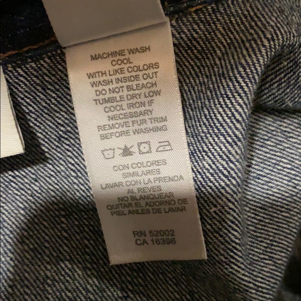 Villager By Liz Claiborne Denim Jacket L - Picture 6 of 7